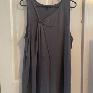 41 Hawthorn Charcoal Twist Tank Top